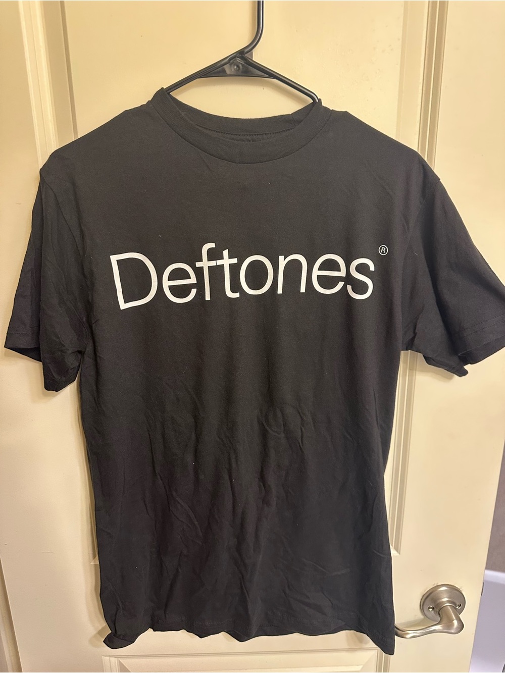 Deftones ‘Ohms’ Concert Promo Black Tee with White Graphic and Teesyled Tag